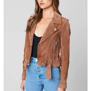 BLANKNYC Suede Moto Jacket